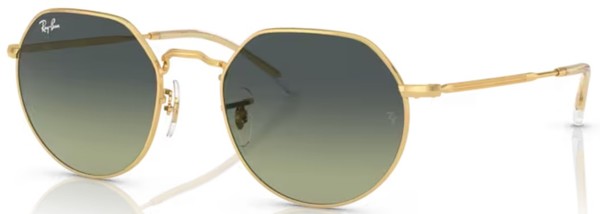 Ray Ban Jack RB3565 003/3F Sunglasses Silver/Blue 55-20-145