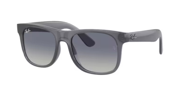 Ray Ban Junior Justin RJ9069S 71344L Sunglasses Kids Boys Blue Blue Grad.48mm EyeSpecs
