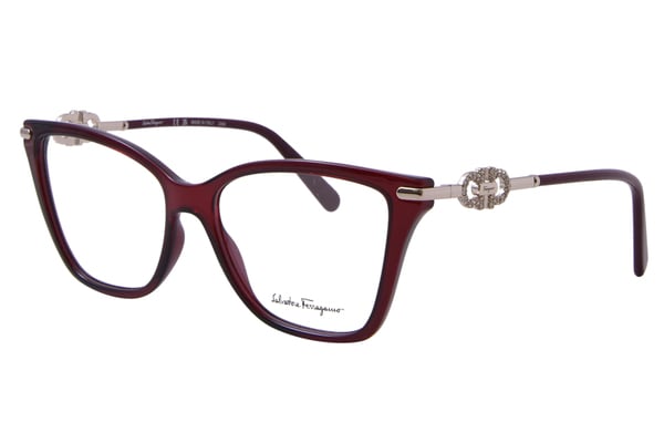 メガネ Ferragamo Eyeglass Frame SF2949R 001 Cat Eye, Horn-Rimmed Salvatore Ferragamo™ SF2949R Cat-Eye Eyeglasses | EyeOns.com