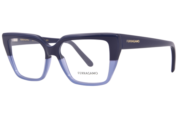  Salvatore Ferragamo SF2971 Eyeglasses Women's Full Rim Rectangle Shape 