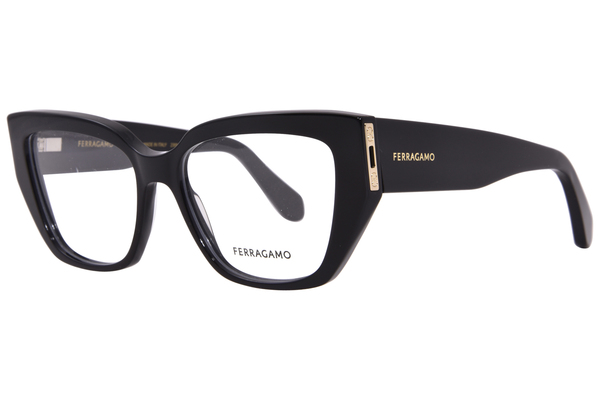 Salvatore Ferragamo SF2972 001 Eyeglasses Women's Black/Gold