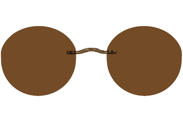  Silhouette Titan-Dynamic-Contour TDC 5076-Bridge Style Clip-On Sunglasses 
