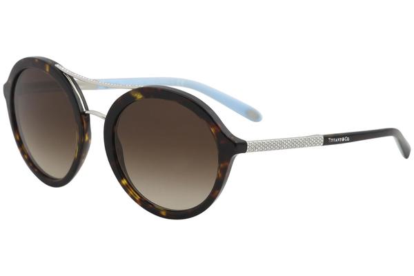 新品近いティファニーサングラスTF 4136-B-FブルーTIFFANY&Co. Tiffany & Co. Women's TF4136B TF/4136/B 8015/3B Dark Havana