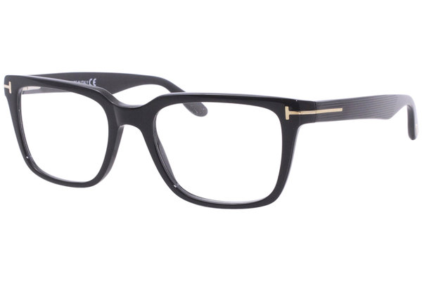 Tom Ford TF5304 093 Eyeglasses Men's Shiny Striped Grey Optical Frame 54mm  | EyeSpecs.com
