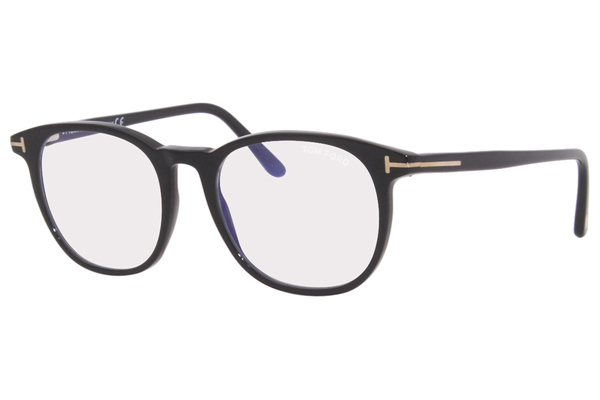 Tom Ford TF5754-B Eyeglasses Men's Full Rim Round Shape | EyeSpecs.com