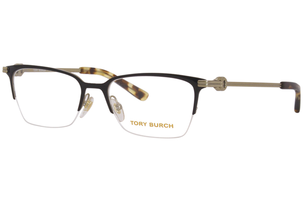  Tory Burch TY1068 Eyeglasses Women's Semi Rim Rectangle Shape 