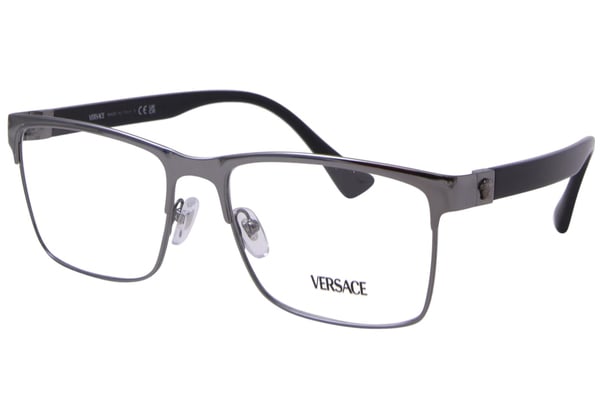 Versace VE1285 1001 Eyeglasses Men's Gunmetal Full Rim Versace VE1285 1001 Eyeglasses Men's Gunmetal Full Rim