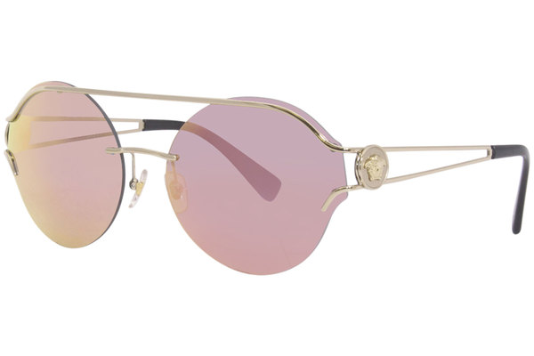 Versace Sunglasses Women s 2184 1252 4Z Pale Gold 61 17 140
