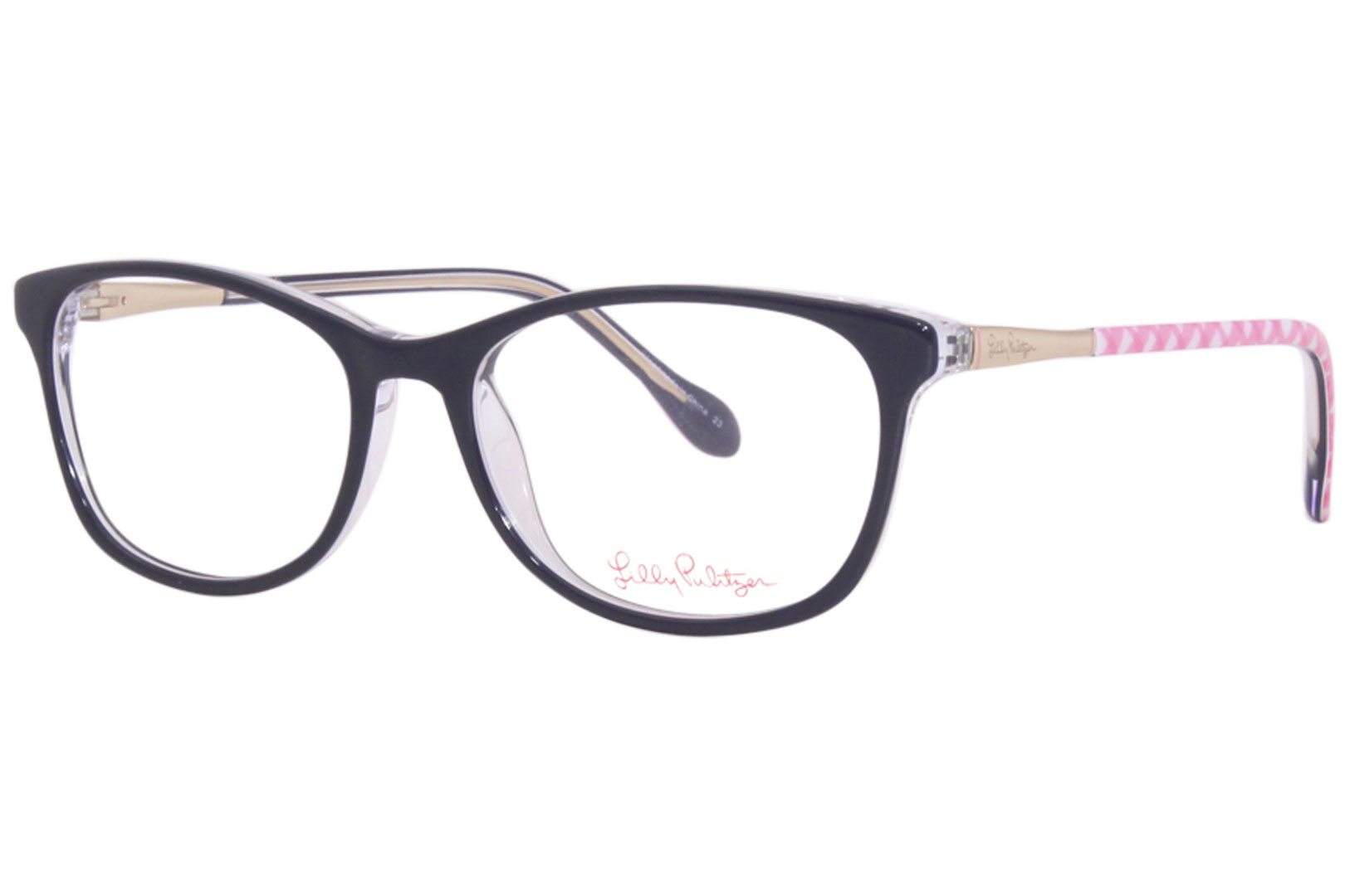 LiLi&LuLu　1216 Lilly Pulitzer Landry Eyeglasses Women's Full Rim Oval Shape