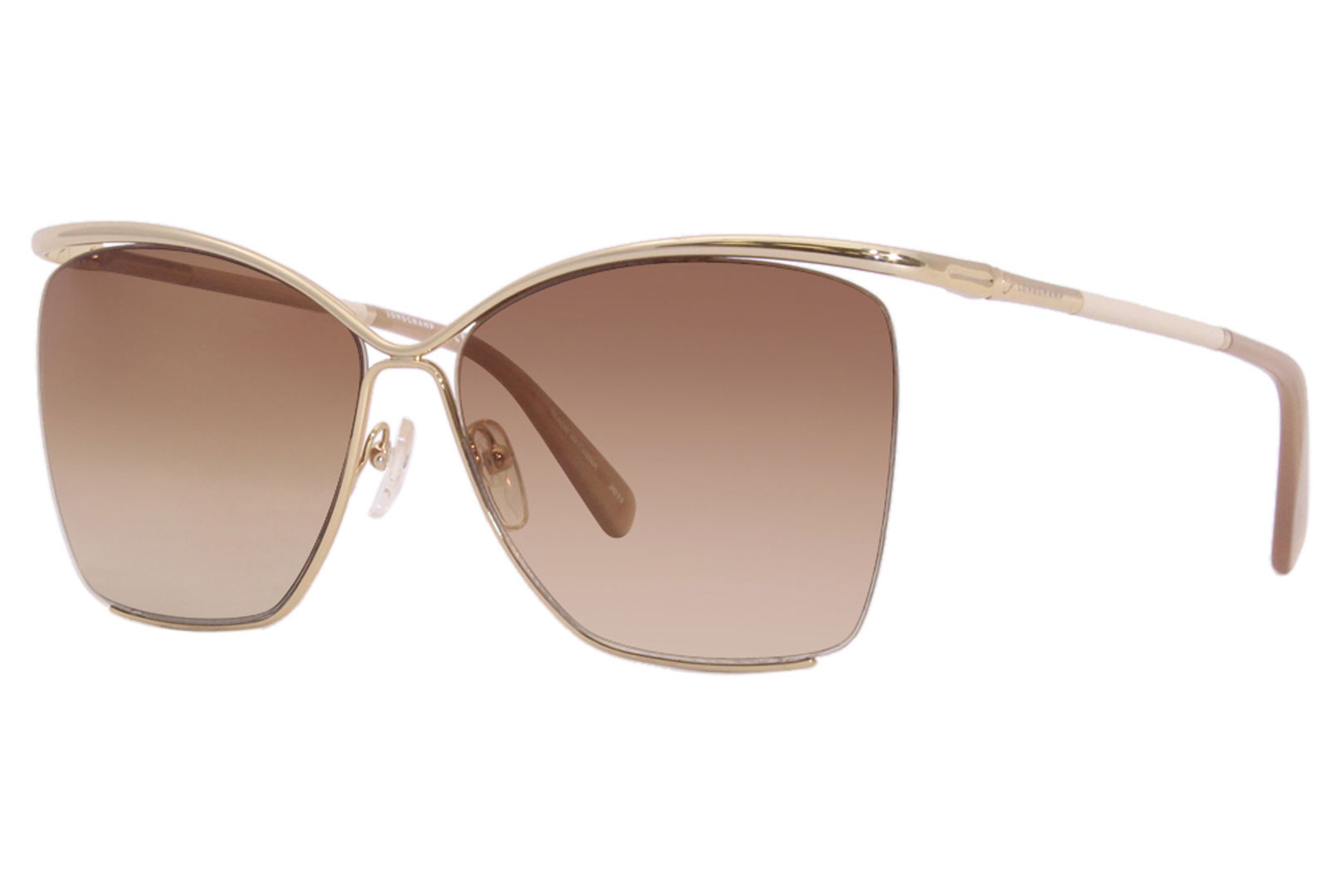 Longchamp LO132SL 730 Sunglasses Women's Gold/Ivory/Brown Gradient  59-14-140