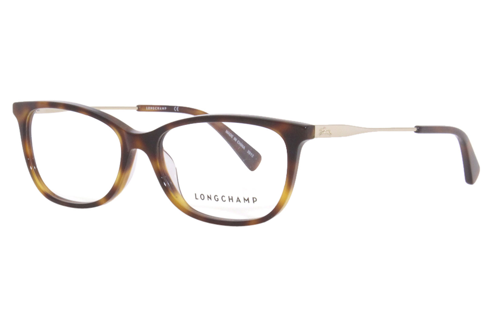 Longchamp Eyeglasses Women's LO2675 226 Warm Havana/Gold 54-15-140mm ...