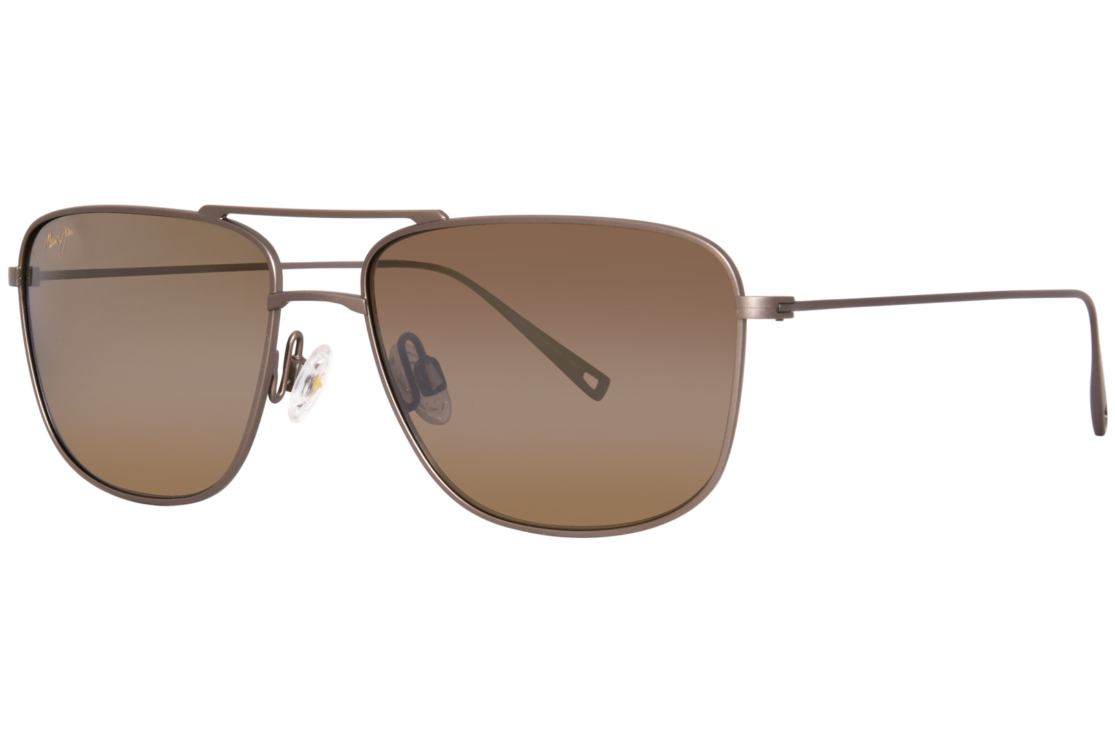 Maui Jim Mikioi MJ887-01 Sunglasses Satin Sepia/Polarized