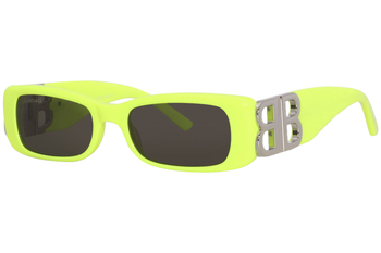 Balenciaga BB0096S 002 Sunglasses Women's Havana/Gold/Green