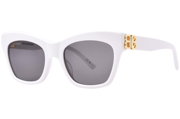 サングラス BALENCIAGA Woman Sunglasses Black BB0132S 001 BALENCIAGA BB0132S - 001 BLACK- GREY LENS WOMEN'S SUNGLASSES