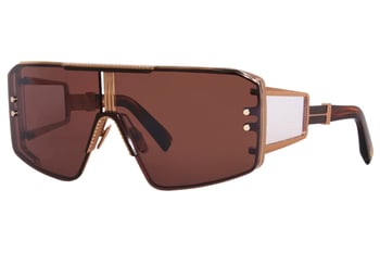 Balmain Le-Masque BPS-146C Sunglasses Titanium RSE Brown