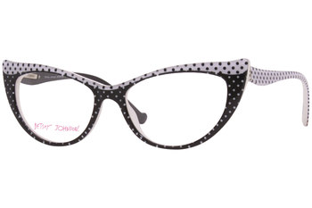 Betsey Johnson Aphrodite Eyeglasses Women's Full Rim Cat Eye Optical Frame