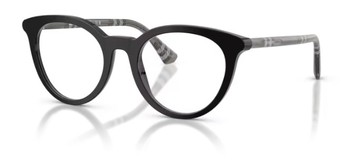 BURBERRY バーバリー メガネフレーム BE2429F 4165 ブラック Burberry BE2429F 4165 Eyeglasses Women's Black Full Rim