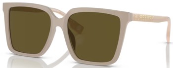 Burberry BE4411D 410087 Sunglasses Women's Ivory/Dark Grey