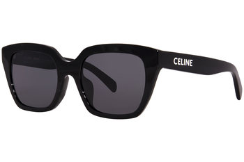 Celine CL40198F 01A Sunglasses Women's Shiny Black/Smoke Celine CL40198F 01A Sunglasses Women's Shiny Black/Smoke