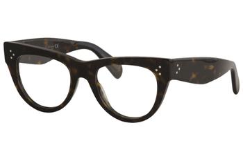 Celine CL5003IN 001 Eyeglasses Women's Shiny Black Full Rim