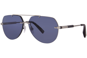 ショパール サングラス Chopard SCHG37 0579 Sunglasses Titanium Men's Palladium/Blue