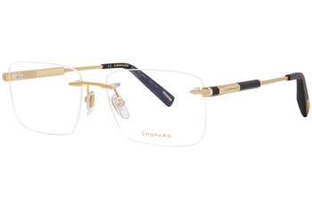 Chopard VCHG18 0579 Eyeglasses Men's Silver/23KT White Gold