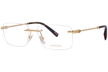 Chopard VCHG39 Eyeglasses Men's Rimless Square Shape