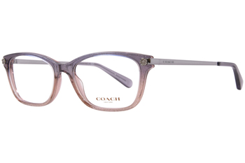 Coach Eyeglasses Women's HC6142 5554 Violet Pink Glitter
