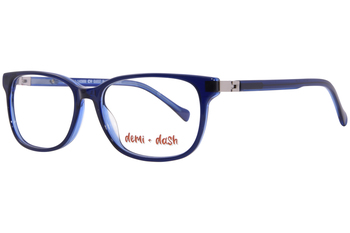 Demi + Dash Quest Eyeglasses Youth Kids Boy's Full Rim Rectangle Shape