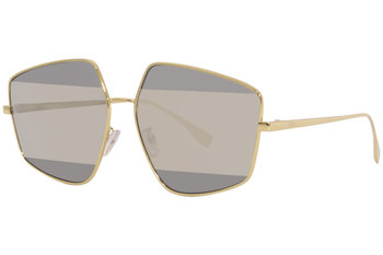 サングラス FENDI Woman Sunglasses Brown FE40161I 55F Fendi BFF Diamonds FE40161I Sunglasses in Brown – Designer