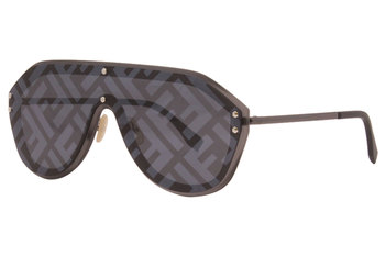 Fendi Sunglasses Women's FF-M0039/G/S V81MD Grey-Ruthenium/Grey Decor  Mirror