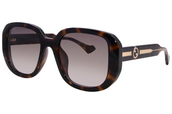 Gucci GG1557SK 003 Sunglasses Nude/Pink Gradient Rectangle