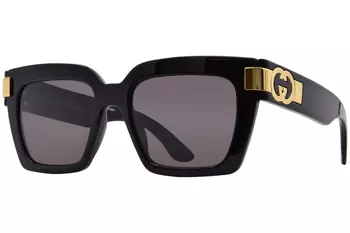 サングラス GUCCI Woman Sunglasses Brown GG1923SA 003 Gucci GG1923SA 003 Sunglasses Women's Gold/Brown Lenses