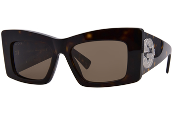 Gucci GG1842S 005 Sunglasses Women's Burgundy/Red Square