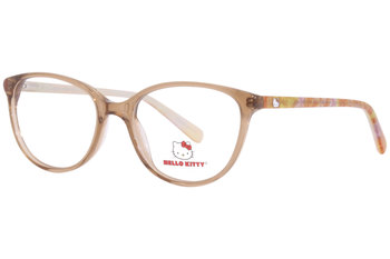hello helloさん専用 Hello Kitty HK350-1 Eyeglasses Girl's Black/Horn Full Rim
