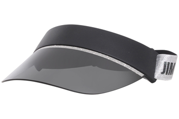 Jimmy Choo Calix 2M2 Visor Women's Black Gold/Grey Gradient