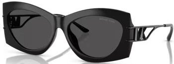 サングラス Michael Kors Woman Sunglasses Black 2235U 300587 Michael Kors Navarra MK2235U 300587 Sunglasses Women's Black