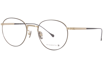 Minamoto MN31006 GP Titanium Eyeglasses Black/Gold Full Rim