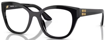 Miu Miu MU 05XV 1AB1O1 Eyeglasses Women's Black Full Rim 52