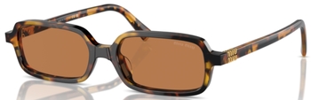 【yu Mi】 Miu Miu MU 11ZSF VAU2Z1 Sunglasses Women's Honey Havana