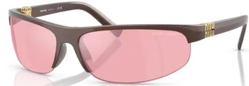 MIU MIU ラッフアラウントサンクラス MUA02S 1AB90J Miu Miu MU A02S 1AB90J Sunglasses - US