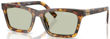 Miu Miu MU A05S 14L60M Sunglasses Women's Honey Havana/Dark