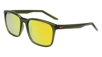 Nike Rave-P FD1849 901 Sunglasses Clear/Polarized Green
