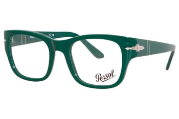 Persol 3297/V 1171 Eyeglasses Green Full Rim Rectangle Shape