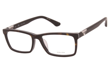 Police VPLA42 Eyeglasses Men's Full Rim Rectangular Optical Frame