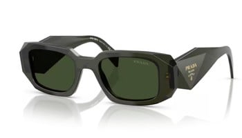 Prada Sunglasses Women's SPR-17W 1AB-5S0 Black/Dark Grey