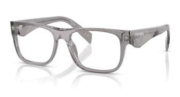 Prada PR 22ZV 16K1O1 Eyeglasses Men's Black Full Rim Square