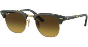 Ray Ban Clubmaster Folding RB2176 136885 Sunglasses Green Arista