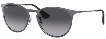 rayban RB3539 002/Q5 54▫︎19 145 2F Ray-Ban RB3539 Erika Metal M (54 - 19) with Grey lenses and
