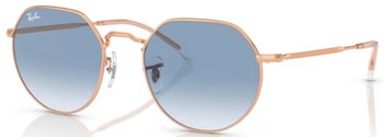 Ray Ban Jack RB3565 003/3F Sunglasses Silver/Blue 55-20-145